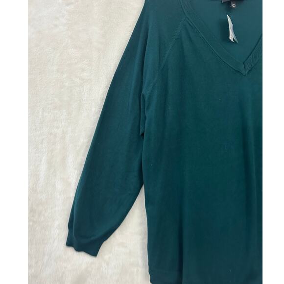 NWT Lane Bryant Teal Green Knit Sweater Top 26 28 3X - Picture 2 of 7